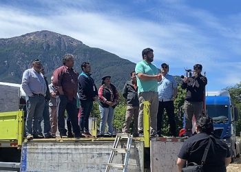 Alcalde de Cisnes apoya petitorio de camioneros de la región que llegará al Ministerio del Interior