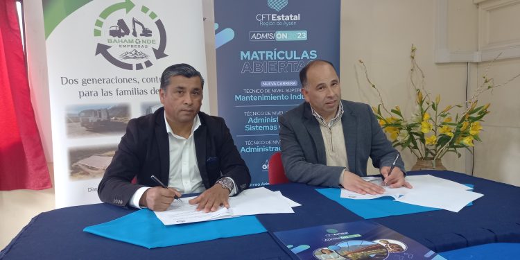 CFT Estatal de Aysén y Empresas Bahamonde firman convenio de colaboración