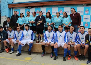 Aguas Patagonia y Sodimac se coronaron campeones de la Liga de la Construcción 2022