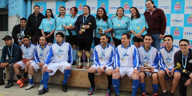 Aguas Patagonia y Sodimac se coronaron campeones de la Liga de la Construcción 2022