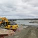 Delegado Rodrigo Araya constata 27% de avance en ampliación de Caleta de Pescadores de Melinka ejecutada por la Dirección de Obras Portuarias del MOP