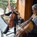 Violonchelista internacional Matías de Oliveira se presentó en Puerto Aysén junto a la destacada música regional Magdalena Rosas