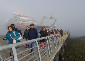 Seremías de Transporte de Aysén y Los Lagos verifican funcionamiento del plan de verano en la Ruta Bimodal