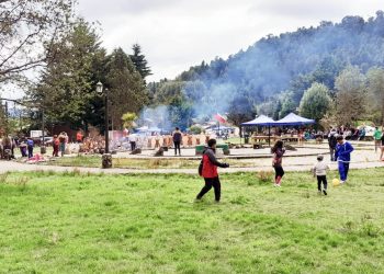 Puerto Cisnes celebra su aniversario con gran asado comunitario