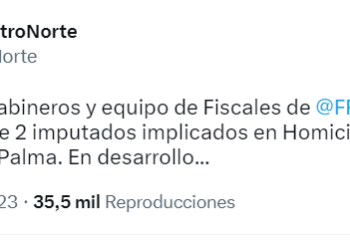 Fiscalía confirma la detención de dos supuestos involucrados en el asesinado del Carabinero Daniel Palma.