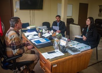 Coordinadora Regional de Seguridad se reúne con Alcalde de Aysén y Director de Seguridad Pública del municipio para abordar estrategia comunal sobre la materia