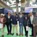 Kramer, Pinilla, Amaro Gómez-Pablos y Harold Mayne-Nichols se presentaron en la Feria de Proveedores y Emprendedores de Aqua Chile realizado en Polideportivo de Puerto Aysén