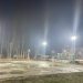 Municipalidad de Cochrane realizó prueba de iluminación en dos sectores de la comuna.