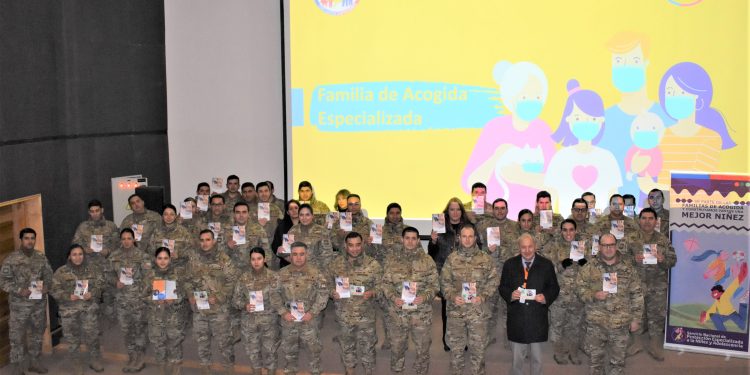 Ejército de Chile se sumó a la campaña Familia de Acogida Especializada