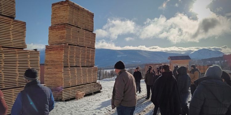 Más de 30 pymes de la industria del aserrío de la región de Aysén participaron en taller de capacitación en secado de madera