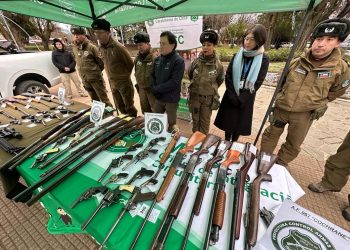 91 armas de fuego han sido recuperadas durante este año: Carabineros recibe cuatro vehículos para fiscalización de Ley de Armas en la región