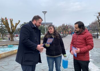 Realizan actividad de difusión para relevar la importancia de denunciar el delito de Trata de Personas en nuestra región