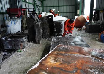 Puerto Aysén se posiciona como punto de encuentro para el reciclaje del sector acuícola tras iniciativa de Empresas Bahamonde