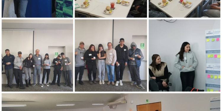 Consejo de Capacitación de Capital Humano CChC y ONG Canales dieron la bienvenida a la industria de la construcción a estudiantes TP del Liceo Juan Pablo II