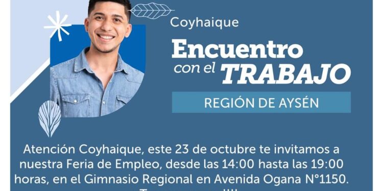 Hoy lunes 23 en el Gimnasio Regional de Coyhaique: Feria laboral organizada por SENCE con más de 200 puestos de trabajo para ofrecer