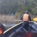 Carabineros del GOPE Aysén rescató a dos personas desde lago Zenteno en medio de complejas condiciones climáticas