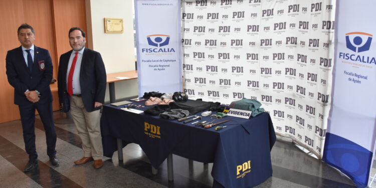 Fiscalía y PDI desbaratan banda proveniente de Valdivia la cual efectuó robos en Coyhaique