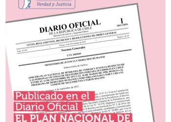 Tras su publicación en el Diario Oficial: Autoridades destacan avances del Plan Nacional de Búsqueda