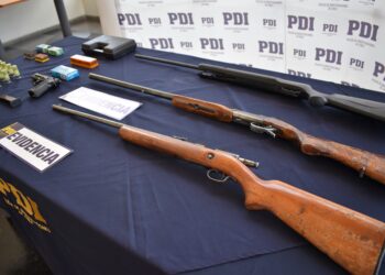 PDI incauta cuatro armas y más de 300 cartuchos en sector rural de Coyhaique