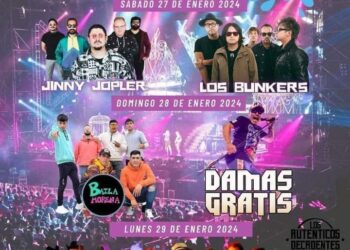 Aniversario de Aysén: “Auténticos Decadentes”, “Los Dinos de Chile”, “Nicko OG” y “Jere Klein” se suman al “Carnaval del Agua”