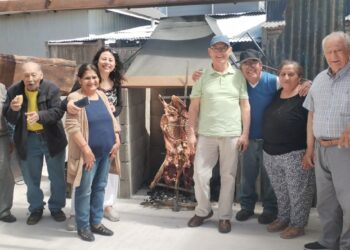 Adultos mayores del condominio de viviendas tuteladas de Coyhaique celebran su séptimo aniversario