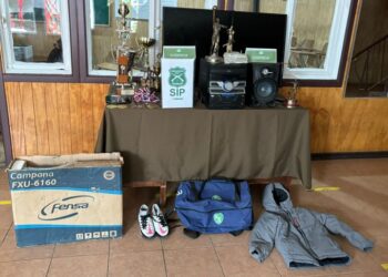 Carabineros de Coyhaique detuvo a sujeto con diversas especies del club Deportivo Baquedano en su poder