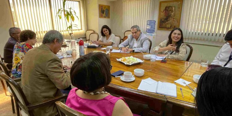 El Directorio Nacional del Colegio de Profesores se reunió con la Dirección de Educación Pública