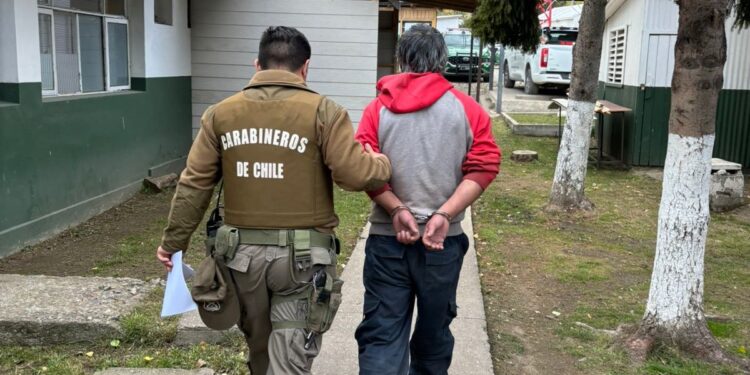 Carabineros de Coyhaique detuvo a sujeto por lesiones en contexto de violencia intrafamiliar