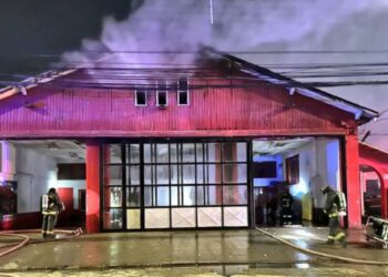 Fiscalía logra internación provisional para imputado por incendio a Cuartel General y casino de Bomberos de la Primera Compañía