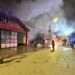 Incendio destruyó las instalaciones del Cuartel General de Bomberos de Coyhaique