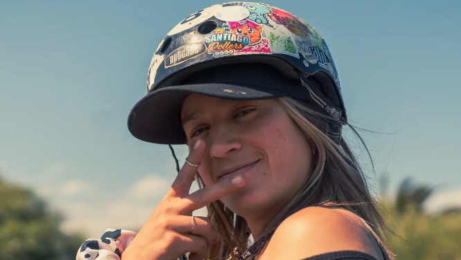 Puerto Cisnes recibirá a la campeona nacional de patinaje, Gabriela Cubillos