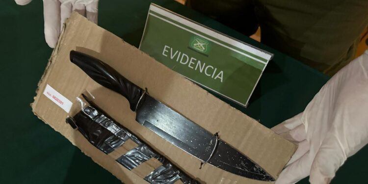 Menor de edad colombiano persiguió con arma blanca a joven de 19 años por el centro de Coyhaique