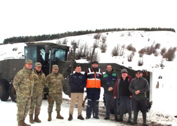 Operativo del Ejército despeja callejones rurales en Coyhaique
