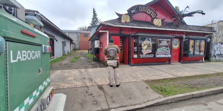 Carabineros de Puerto Aysén aclaró robo a restaurant tras detener a imputado y recuperar especies sustraídas