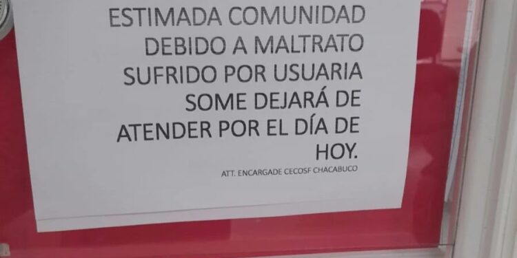 Agresión al personal paraliza atenciones administrativas en Cescof de Puerto Chacabuco