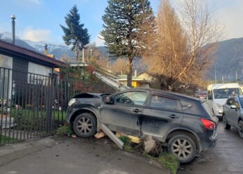 Mujer herida tras accidente de tránsito en Coyhaique