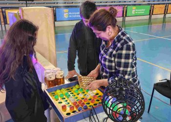 Alta convocatoria en el Bingo de la Construcción en Coyhaique