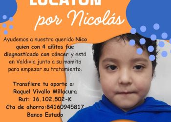 Solidaridad con Nicolás: Niño de 4 años trasladado de urgencia a Valdivia