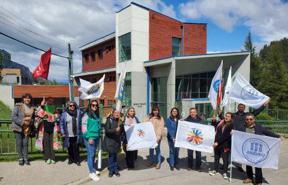 Dirigentes de Gremios Públicos de Aysén Protestan por Nuevo Dictamen de Contralora Dorothy Pérez
