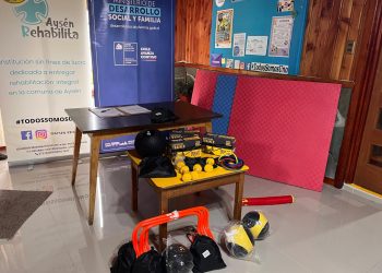 Comodato de Implementos Deportivos para Centro Rehabilita en Puerto Aysén