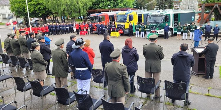 Entrega de Nuevos Carros de Bomberos en Puerto Aysén