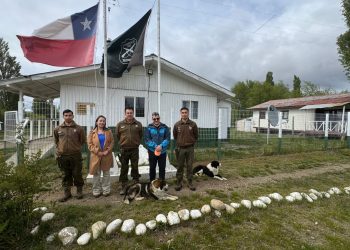 La Alcaldesa Electa de Lago Verde y Cónsul Argentino Visitan Unidad Fronteriza de Carabineros Alto Río Cisnes