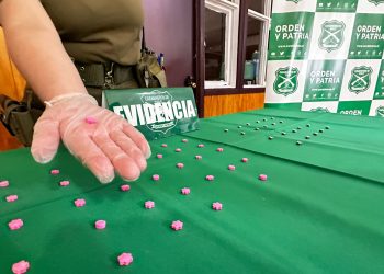 Carabineros detiene a motociclista con 70 pastillas de éxtasis en Coyhaique