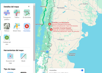 Google lanza herramienta de alertas en tiempo real para incendios forestales