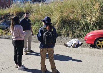 Realizan reconstitución de escena por homicidio ocurrido en Coyhaique