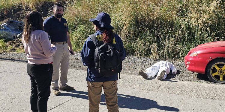 Realizan reconstitución de escena por homicidio ocurrido en Coyhaique