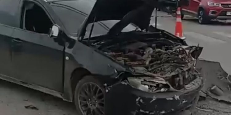 Colisión en Coyhaique cerca de las 3 de la tarde deja cuatro personas lesionadas