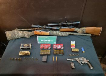 Carabineros detiene a tres personas por robo de madera y porte de armas en Chile Chico