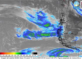 SENAPRED Aysén alerta sobre precipitaciones y vientos fuertes en la región