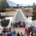 Inauguran pasarela mecano en el sector Entre Ríos Pangal Bajo de Puerto Aysén